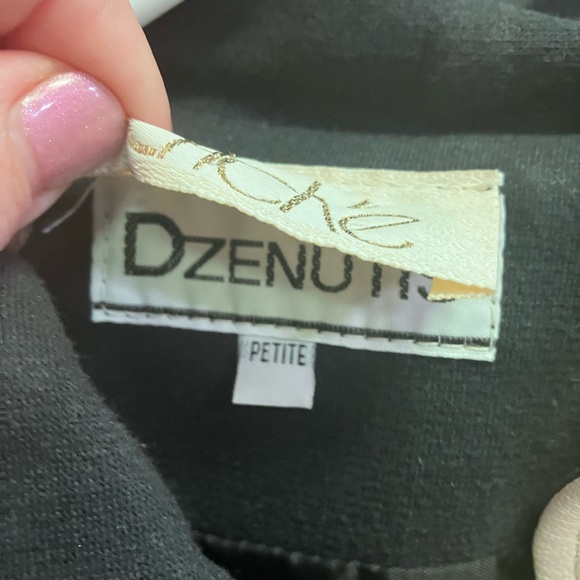 Vintage Cache Mary Dzenutis Black and Cream Women's Pearls Bomber Jacket XS/S - Picture 3 of 9